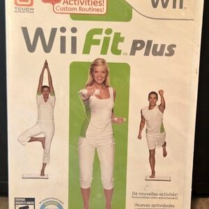 Nintendo Wii Fit Plus with Green and White Design
